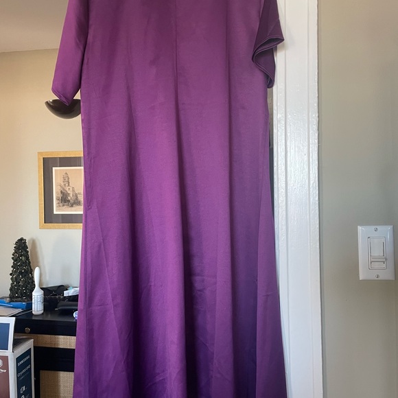Eileen Fisher midi dress symmetrical - Picture 2 of 4